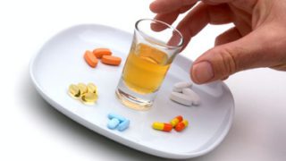 antibiotice, alcool,