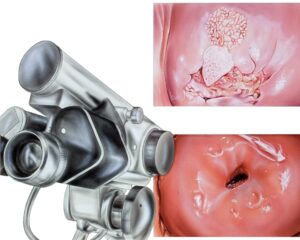 Aspect anormal cervix, HPV,
